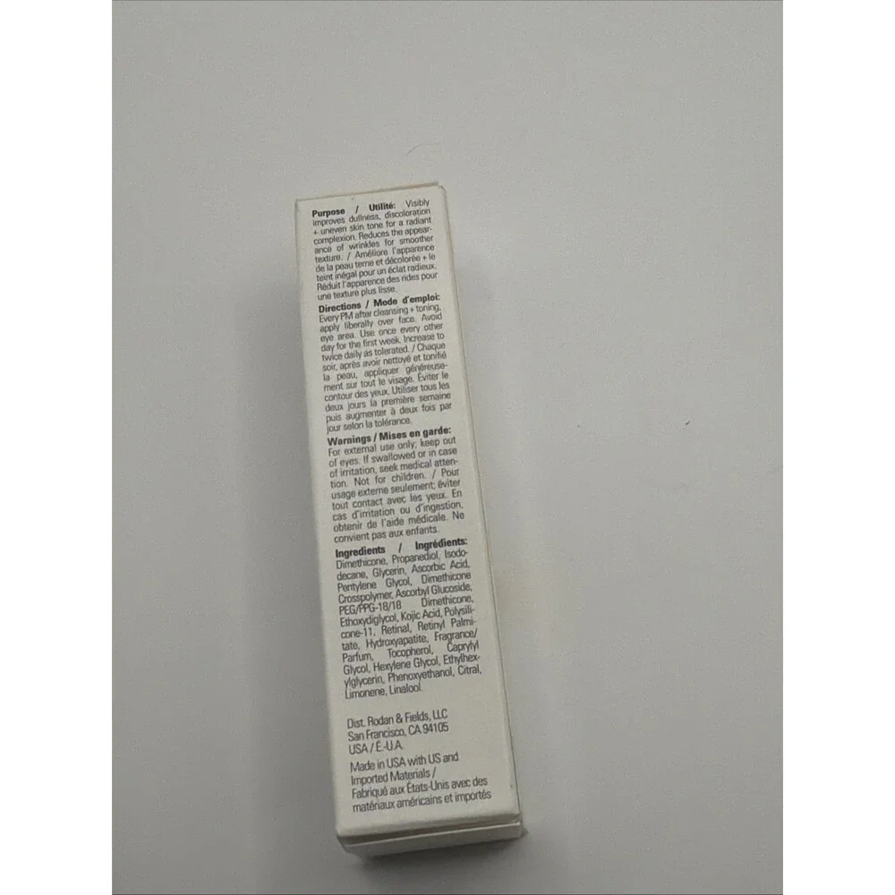 Rodan + Fields Reverse Tone Correcting Treatment Step 3 PM New in Box Sealed
